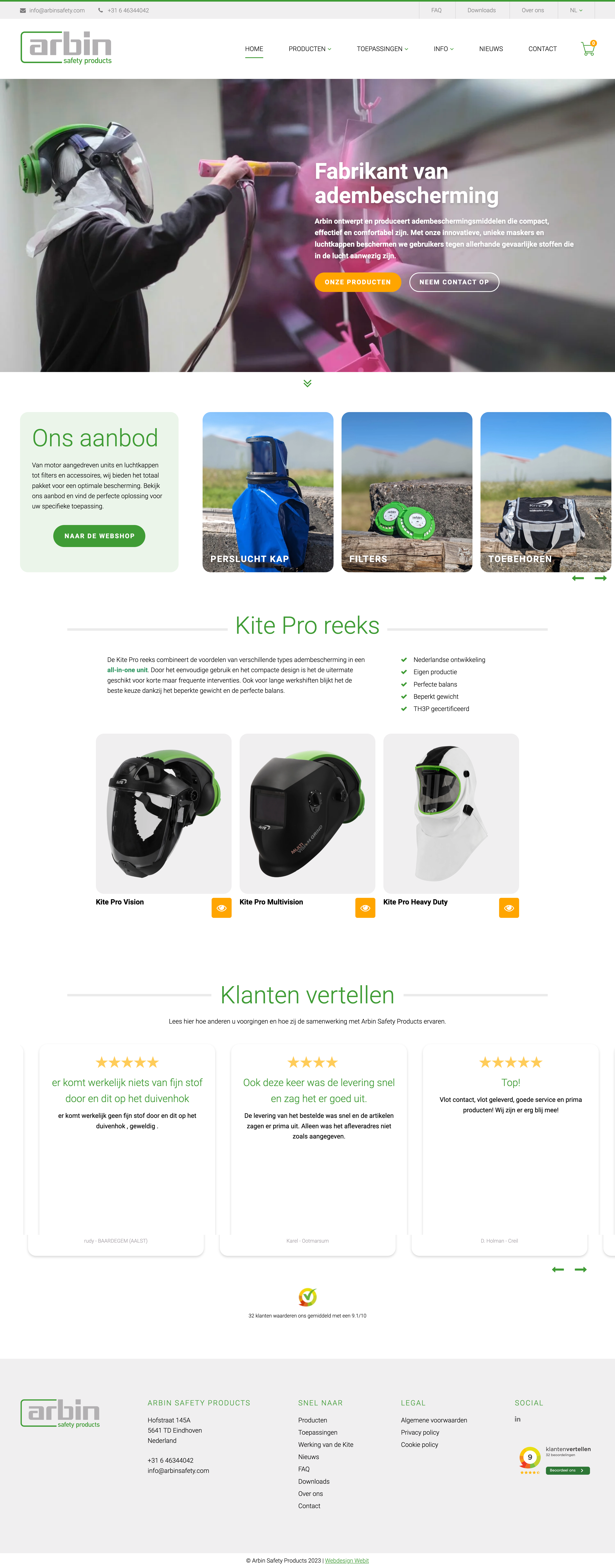 Arbin safety products